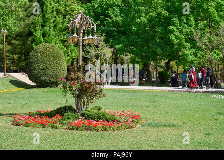 Shiraz, Iran - Mars 25, 2018 : Le Jardin d'Eram est historique jardin persan Banque D'Images