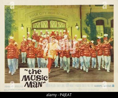 Titre du film original : THE MUSIC MAN. Titre en anglais : THE MUSIC MAN. Directeur de film : MORTON DACOSTA. Année : 1962. Stars : Robert PRESTON. Credit : Warner Brothers / Album Banque D'Images