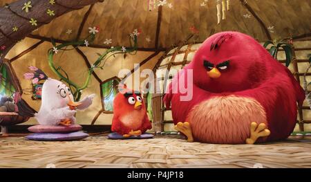 Titre original : Angry Birds. Titre en anglais : Angry Birds. Directeur du film : DANNY MCBRIDE ; CLAY KAYTIS ; FERGAL REILLY. Année : 2016. Credit : Sony Pictures Imageworks / Album Banque D'Images