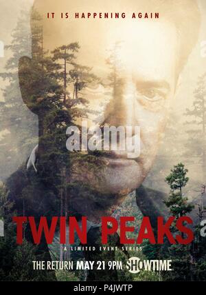 Titre original : Twin Peaks. Titre en anglais : Twin Peaks. Directeur : David Lynch Film ; MARK FROST. Année : 2017. Credit : SHOWTIME NETWORKS / Album Banque D'Images