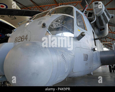 Sep- 30 2016 à Cosford RAF, Royal Air Force Museum, Royaume-Uni. Sikorsky HH-53C 'Stallion' converti en hélicoptère MH-53J OUVRIR Système. Banque D'Images