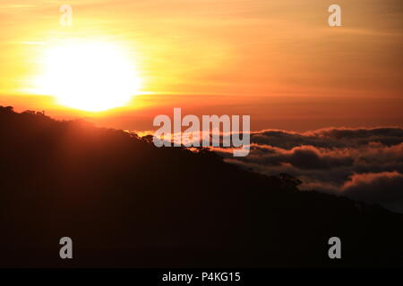 La fin de la municipalité de Nuwara-Eliya, Sri Lanka Banque D'Images