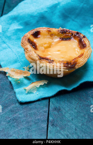 Pastel de Nata (pâtisseries sortant avec crème anglaise, Portugal) Banque D'Images