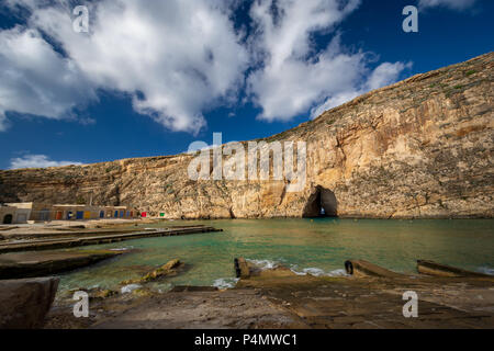 Mer Intérieure, maltaise, célèbre monument. Île de Gozo, Malte. Banque D'Images