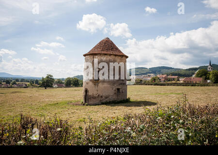 Ancien pigeonnier en pleine campagne sur Sunny Day Banque D'Images