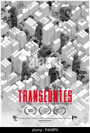 Titre original : TRANSEÚNTES. Titre en anglais : TRANSEÚNTES. Directeur de film : LUIS ALLER. Année : 2015. Credit : EL DEDO EN EL OJO/GRUPO CINE ARTE / Album Banque D'Images