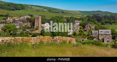 Abbotsbury, village west Dorset de l'été Banque D'Images