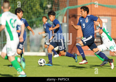 Kazan, Russie. 22 Juin, 2018. Takefusa Kubo (JPN) Football/soccer : U-19 Japon match de formation entre le Japon - Rubin Kazan à Kazan, Russie . Credit : Yohei Osada/AFLO SPORT/Alamy Live News Banque D'Images