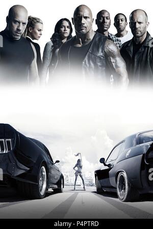 Titre original : FAST & Furious 8. Titre en anglais : FAST & Furious 8. Directeur de film : F. GARY GRAY. Année : 2017. Stars : CHARLIZE THERON ; LUDACRIS ; LA ROCHE ; VIN DIESEL, Michelle Rodriguez, Jason Statham, Tyrese Gibson. ITACA Crédit : UNE RACE/FILMS/FILMS FILM / Album ORIGINAL Banque D'Images