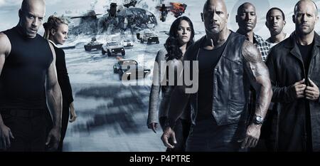 Titre original : FAST & Furious 8. Titre en anglais : FAST & Furious 8. Directeur de film : F. GARY GRAY. Année : 2017. Stars : CHARLIZE THERON ; LUDACRIS ; LA ROCHE ; Michelle Rodriguez, Jason Statham, Tyrese Gibson. ITACA Crédit : UNE RACE/FILMS/FILMS FILM / Album ORIGINAL Banque D'Images