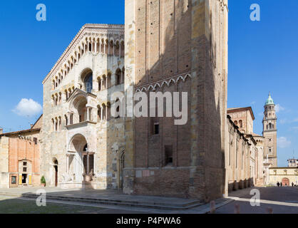 Parma - Le Dôme - Duomo (la Cattedrale di Santa Maria Assunta). Banque D'Images