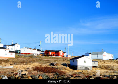 Ville de Red Bay, Labrador, Canada. Sur la rive orientale du Canada Banque D'Images