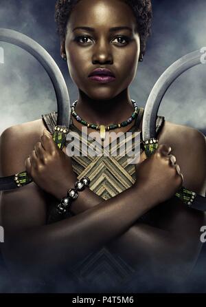 Titre original : Black Panther. Titre en anglais : Black Panther. Directeur : RYAN COOGLER Film. Année : 2018. Stars : LUPITA NYONG'O. Les studios MARVEL/crédit : WALT DISNEY PICTURES / Album Banque D'Images