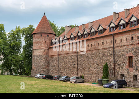 Château gothique des Chevaliers teutoniques dans Bytow. Pologne Banque D'Images