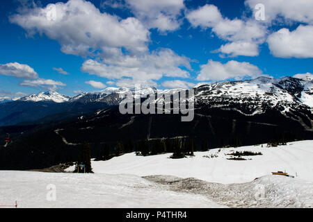 Whistler british columbia mountains Banque D'Images