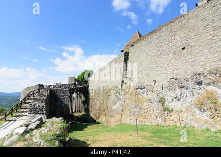 Visegrad (Plintenburg) : Château supérieur en Hongrie, Pest, Courbe du Danube (Dunakanyar) Banque D'Images