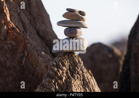 L'Afrique, Afrique du Sud, cairn Banque D'Images