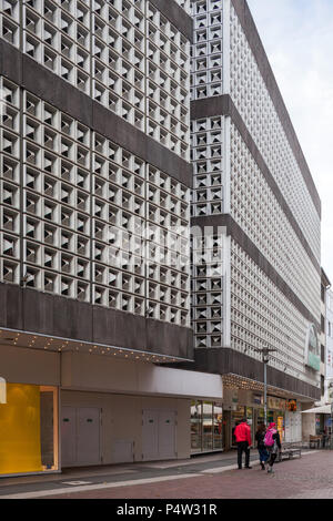 Hanovre, Allemagne, par Egon Eiermann façade Horton dans un grand magasin Banque D'Images