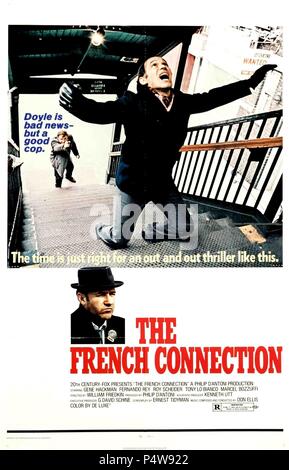 Titre original : THE FRENCH CONNECTION. Titre en anglais : THE FRENCH CONNECTION. Film Réalisateur : William FRIEDKIN. Année : 1971. Crédit : 20TH CENTURY FOX / Album Banque D'Images