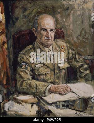 CAMARGO DE PARADA - CORONEL JEFE DEL SERVICIO GEOGRAFICO DEL EJERCITO - siglo XX. Emplacement : SERVICIO GEOGRAFICO del Ejercito, MADRID, ESPAGNE. Banque D'Images