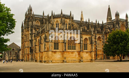 Le Monastère de Batalha, Portugal Banque D'Images