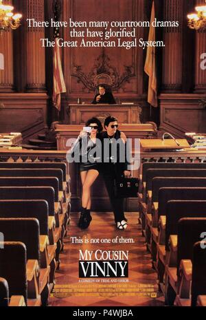 Titre original : Mon cousin VINNY. Titre en anglais : Mon cousin VINNY. Directeur de film : Jonathan Lynn. Année : 1992. Crédit : 20TH CENTURY FOX / Album Banque D'Images