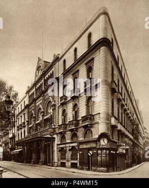 Gran Teatro del Liceo, de Barcelona. Años 1920. Banque D'Images