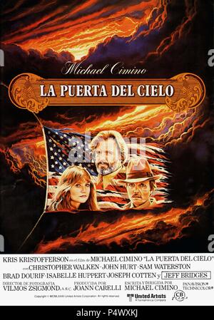 Titre original : HEAVEN'S GATE. Titre en anglais : HEAVEN'S GATE. Film Réalisateur : Michael Cimino. Année : 1980. Credit : United Artists / Album Banque D'Images