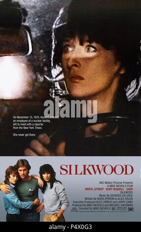 Titre original : SILKWOOD. Titre en anglais : SILKWOOD. Directeur de film : Mike Nichols. Année : 1983. Crédit : 20TH CENTURY FOX / Album Banque D'Images