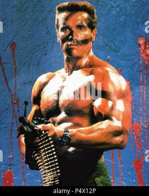 Titre original : Commando. Titre en anglais : Commando. Directeur de film : Mark L. LESTER. Année : 1985. Stars : Arnold Schwarzenegger. Crédit : 20TH CENTURY FOX / Album Banque D'Images