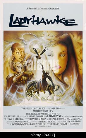 Titre original : LADYHAWKE. Titre en anglais : LADYHAWKE. Directeur de film : RICHARD DONNER. Année : 1985. Crédit : 20TH CENTURY FOX / Album Banque D'Images