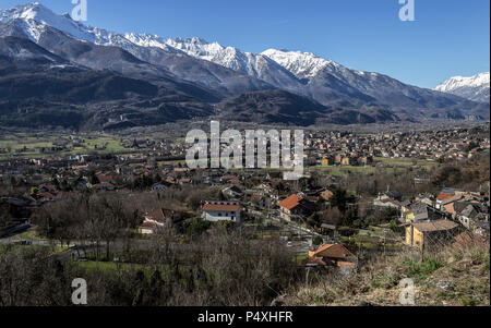 Chianocco en Valsusa Valley Banque D'Images