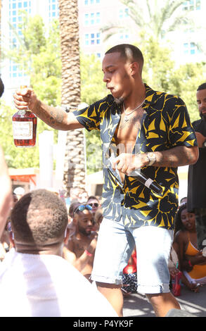 Las Vegas, Nevada, États-Unis. 23 juin 2018. 23 juin 2018 - Las Vegas, Nevada - Bow Wow. Bow Wow se produit au Flamingo GO Pool. Crédit photo : MJT/AdMedia crédit : MJT/AdMedia/Alamy Live News Banque D'Images