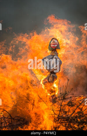 Skagen, Danemark. 23 juin 2018 célébration du solstice. à Skagen, Danemark Crédit : Stas Mandryka/Alamy Live News Banque D'Images