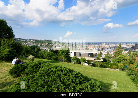 Bratislava (Presbourg) : la vue de Slavin monument commémoratif de guerre à Bratislava en Slovaquie, , Banque D'Images