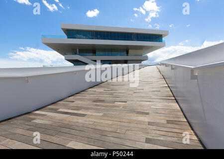 L'espagne, Valence,, Veles e Vents Bâtiment America's Cup Banque D'Images