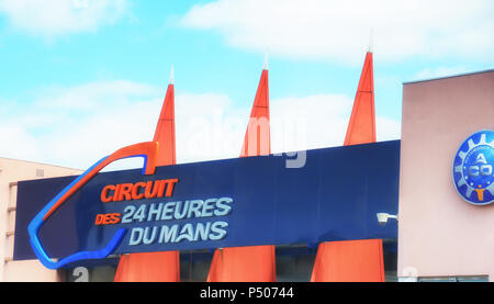 24 Heures du Mans, Le Mans affiche France Banque D'Images