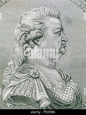 POTYOMKIN, Grigory By (1739-1791). Soldat et homme politique russe. La gravure. Banque D'Images
