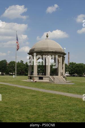 United States. Salem. Arbor dans un parc. Le Massachusetts. Banque D'Images