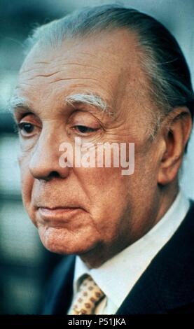 JORGE LUIS BORGES (1899-1986) - ESCRITOR ARGENTINO. Banque D'Images