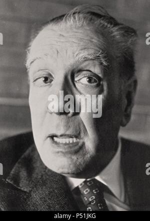 JORGE LUIS BORGES (1899-1986) - ESCRITOR ARGENTINO. Banque D'Images