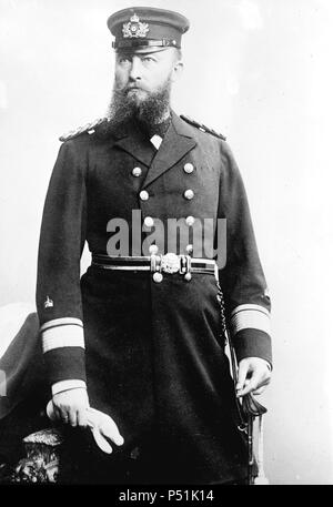 Alfred Peter Friedrich von Tirpitz (19 mars 1849 - 6 mars 1930) Un grand amiral allemand, Secrétaire d'État du Bureau de la Marine impériale allemande Banque D'Images