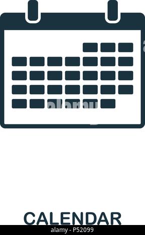 DevicesCalendar icône. L'icône de style de ligne design. L'ASSURANCE-CHÔMAGE. Illustration de l'icône calendrier. Les pictogrammes isolé sur blanc. Prêt à utiliser dans la conception de sites web, applications, logiciel, imprimer. Illustration de Vecteur