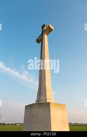 Cimetière de guerre Cottage Bard, Ypres, Belgique Banque D'Images