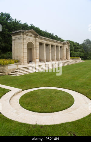 Bayeux, Normandie, France - Le Mémorial de Bayeux Bayeux au Cimetière des sépultures de guerre du Commonwealth Banque D'Images