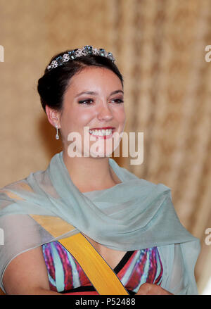 Luxembourg, Luxembourg. 23 Juin, 2018. La princesse Alexandra de Luxembourg au Palais Grand-Ducal à Luxembourg, le 23 juin 2018, posant pour la presse à l'occasion de la Journée nationale du Luxembourg Photo : Albert Nieboer/Pays-Bas/Point de vue des crédits : Albert Nieboer/Royal Press Europe/PRE/dpa/Alamy Live News Banque D'Images