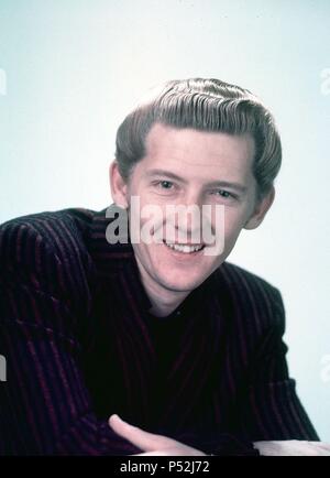 Le chanteur-compositeur et pianiste Jerry Lee Lewis. Banque D'Images