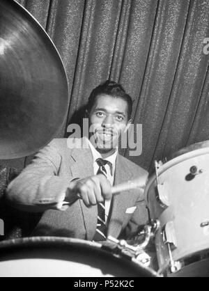 Batteur Philly Joe Jones. Banque D'Images