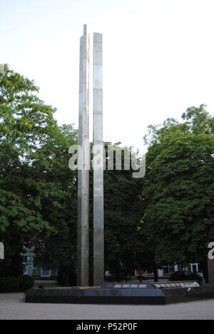 L'Ukraine. République autonome de Crimée. Théodosie. Monument à la mémoire des victimes de la Seconde Guerre mondiale. Banque D'Images