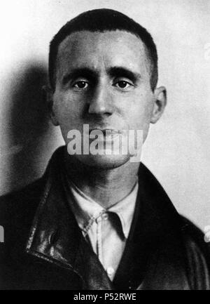 RETRATO DE Bertolt Brecht (1898-1956) - DIRECTEUR TEATRAL Y DRAMATURGO POETA ALEMAN. Banque D'Images